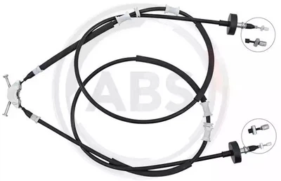 Трос ручного гальма задній Astra G 98- (диск) (1593/1400x2) (Bosch), A.B.S. (K12046)