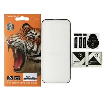 Захисне скло BOROFONE для iPhone 14 Pro Max чорне