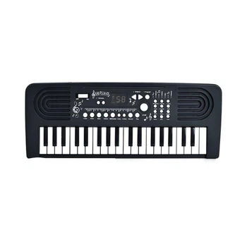 Синтезатор TX-379-B-F-H-02, 37 клавиш, 43×17 см, микрофон, запись, музыка, звуки животных, регулятор громкости