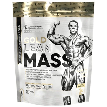 Гейнер Kevin Levrone Gold Line Gold Lean Mass, 1 кг - Snickers