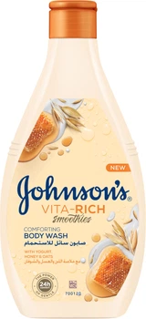 Доглядаючий гель для душу Johnson's Vita Rich Смузі з йогуртом-вівсом-медом 400 мл (3574661385730)