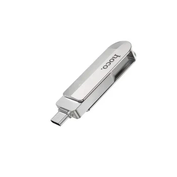 Флеш-накопичувач USB-A/C HOCO UD10 Wise Type-C USB flash drive 16Gb silver