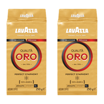 Набір Кава Мелена 2шт Lavazza Qualita Oro 250g