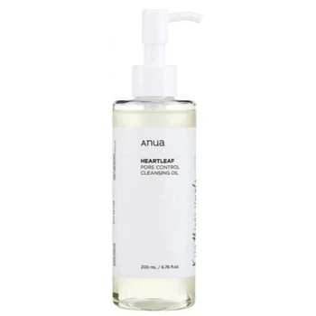 Гидрофильное масло для очищения пор Anua Heartleaf Pore Control Cleansing Oil 200 мл, глубокое очищение, демакияж и контроль себума