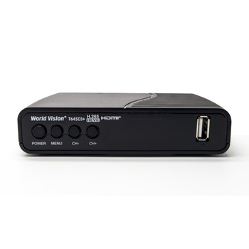 Цифровий ресивер Т2 World Vision T645D3 Plus з FM тюнером