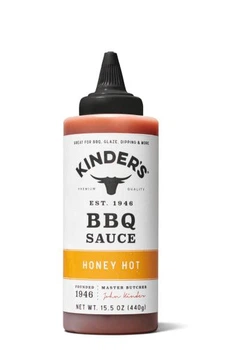 Соус Kinder's BBQ Sauce Honey Hot барбекю с медом и перцем, 439 г