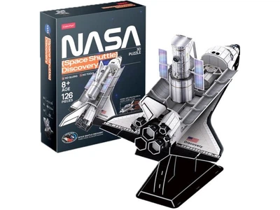 3D пазл NASA Космический шаттл Дискавери, CubicFun, 126 эл., DS1057h