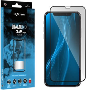 Szkło hartowane MyScreen Diamond Glass Edge do Apple iPhone 16E Black (5904433249669)