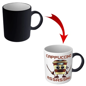Чашка хамелеон Капучино Ассасино/ Cappuccino Assassino (TikTok-тренд) 330 мл