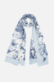 Шарф женский one size цвет голубой No Brand ЦБ-00282251