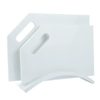 Набір кухонних дощок зі штучного акрилового каменю Великий Білий (Pure White)