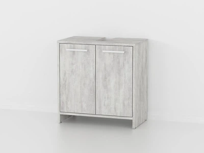 Тумба під умивальник My Room FV-17 з двома дверцями 580x600x331 мм Бетон