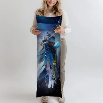 Дакимакура Crystal Maiden (Dota 2), (подушка обнимашка) 150*50 см