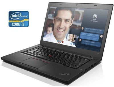 Ноутбук Lenovo ThinkPad T460 / 14" (1366x768) TN / Intel Core i5-6300U (2 (4) ядра по 2.4 - 3.0 GHz) / 8 GB DDR3 / 480 GB SSD / Intel HD Graphics 520 / WebCam б/у