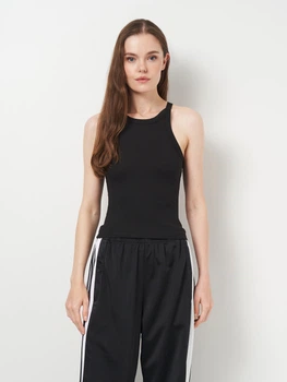 Майка нательная женская хлопковая Monki 0907512_чер XS Черная (2000001634226)