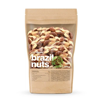 Бразильські горіхи 500 г без солі - GymBeam Food