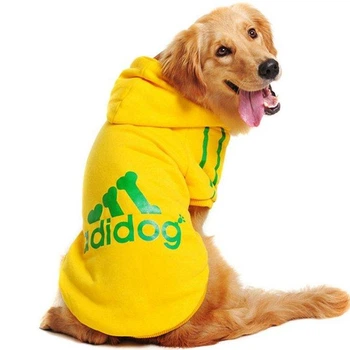 Спортивная кофта для больших собак Adidog 8XL Желтый