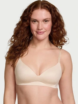 Бюстгальтер Victoria's Secret Body by Victoria Lightly Lined Comfort Bra ХS Бежевий (26994545)