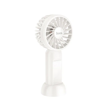 Вентилятор Hoco Nimble portable handheld fan HX60 |3 Speed, 36dB, 2.5h| white