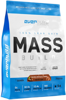 Гейнер EverBuild Nutrition Mass Build Gainer 2720 г Вишня (850052404963)
