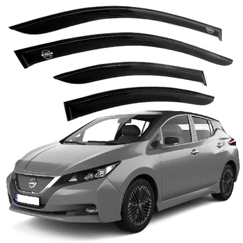 Дефлектори вікон ветровики для Nissan Leaf (ZE1) 2017- Скотч 3M Voron Glass