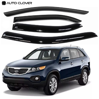 Дефлектори вікон для KIA Sorento 2009-2014 4 шт (Auto Clover)