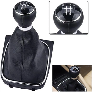 Ручка КПП з пильником у зборі Модельна для Volkswagen Golf V / VI Jetta Bora 2003-2014 (5 Швидкостей) 1K0711113CG FXVW-08/5S