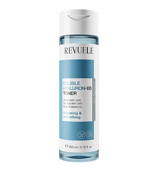 Тонер для обличчя з гіалуроном та вітаміном В5 - Revuele Toner Double Hyaluron + B5 200ml (1486687-37619124)