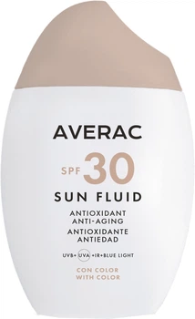Тонирующий солнцезащитный флюид для лица SPF30 - Averac Sun Fluid SPF30 With Color Ulrtalight 50ml (1492918-37384473)