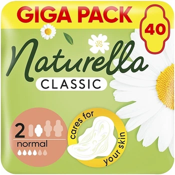 Гігієнічні прокладки, розмір 2, 40 шт - Naturella Classic Normal 40шт (1336559-31018590)