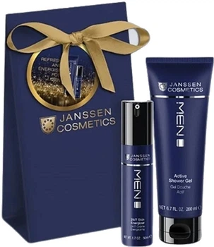 Подарочный набор для мужчин - Janssen Cosmetics Refresh and Energize for Men (cr/50ml + sh/gel/200ml) (1461663-38079622)