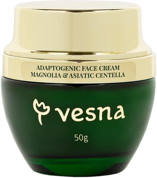 Крем для лица "Магнолия и Центелла азиатская" - Vesna Adaptogenic Face Cream 50ml (1494472-37677440)