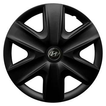 Колпаки Jawoplast Hexan Black R16 Hyundai (Комплект 4 шт.)