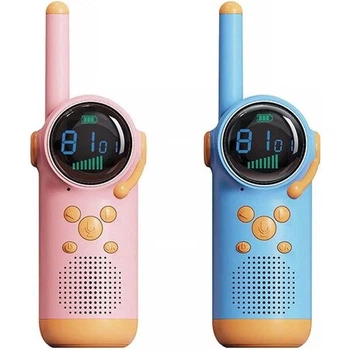 Рация детская в наборе синяя и розовая Walkie Talkie D22