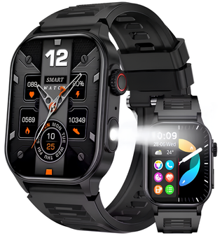 Смарт годинник чоловічий UWatch з LED багатофункціональний водонепроникний протиударний