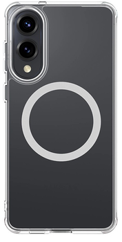 Панель AMAZINGthing Minimal Mag Case з магнітним кільцем для Samsung Galaxy S25 Edge Transparent (4896238002543)