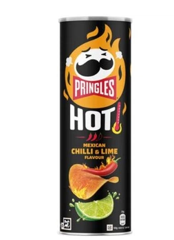Чипсы Pringles HOT Mexican Chilli & Lime огненный микс перца и лайма 165 г