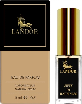 Миниатюра Парфюмированная вода для женщин LANDOR Jiffy of Happiness 3 мл (4820243192944)