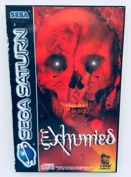 Диск SEGA Saturn - Exhumed + рекламный буклет, английская версия, Б/У