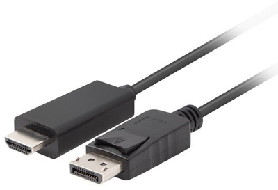 Kable Lanberg Displayport - HDMI M/M 1.8m Black (5901969438710)