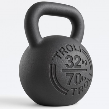 Спортивна гиря Troli Cast Iron Black 32 чорна