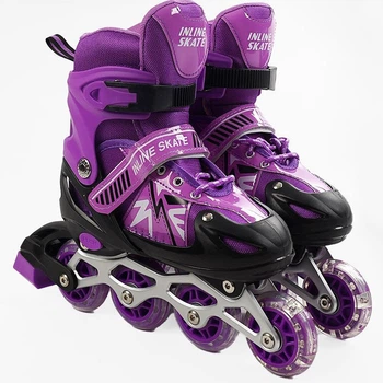 Ролики Детские Раздвижные Светящиеся Колеса Inline