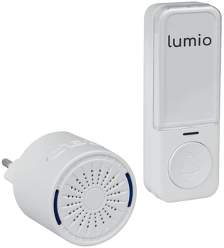 Dzwonek bezprzewodowy Lumio DB002W White (5350673903661)