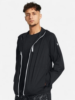 Спортивна вітровка чоловіча Under Armour Launch Lightweight JKT 1381879-001 XL Чорна (196885041969)