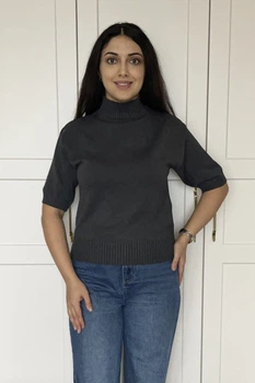 Свитер INEDIT 10849 Dark-Grey ONE SIZE