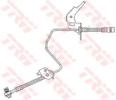 Гальмівний шланг OPEL Astra/Combo/Meriva "RL "00-14TRW PHD567 TRW (PHD567)