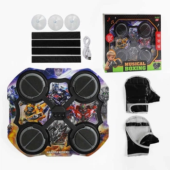 Електронний бокс bk 892 b (24/2) герой, акумулятор 3.7 V, USB кабель, підсвічування, музика, bluetooth, режими гучності, в коробці