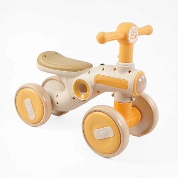 Велобіг 4-х колісний joy tl-75-402 (1) колеса 6’’ pu, рама пластикова, українське озвучування та підсвічування, в коробці
