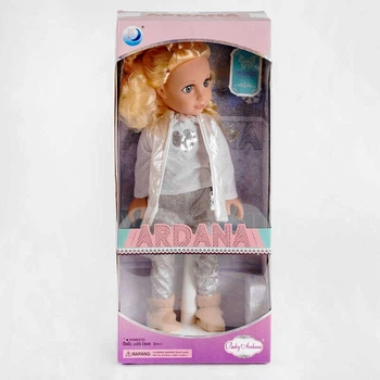Кукла a 663 d (24/2) "Модница", аксессуары, 45 см, в коробке