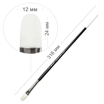 Кисть синтетика овальная Monet Milk №6 (MT110806FR)